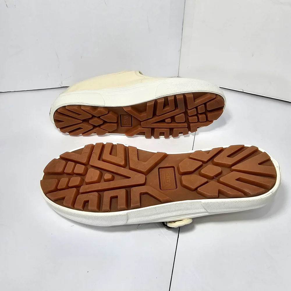 Vans Off-White Canvas Buckle Sneakers - Picture 8 of 12